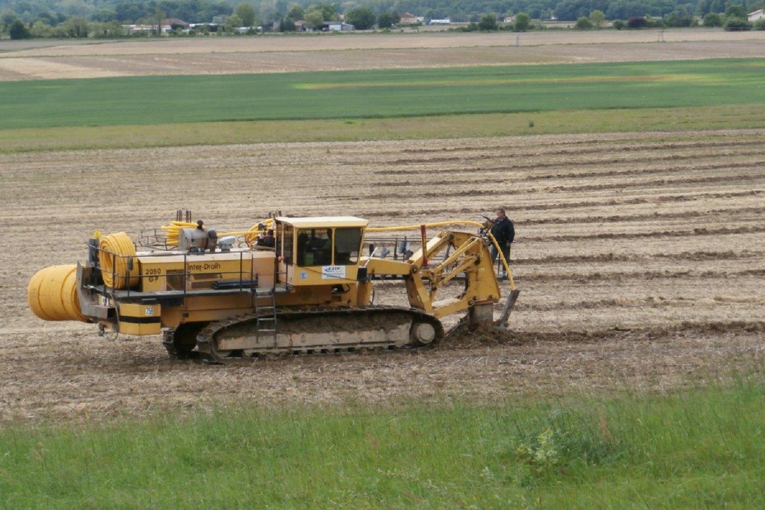 Sogeba Travaux Publics, métier drainage agricole et viticole